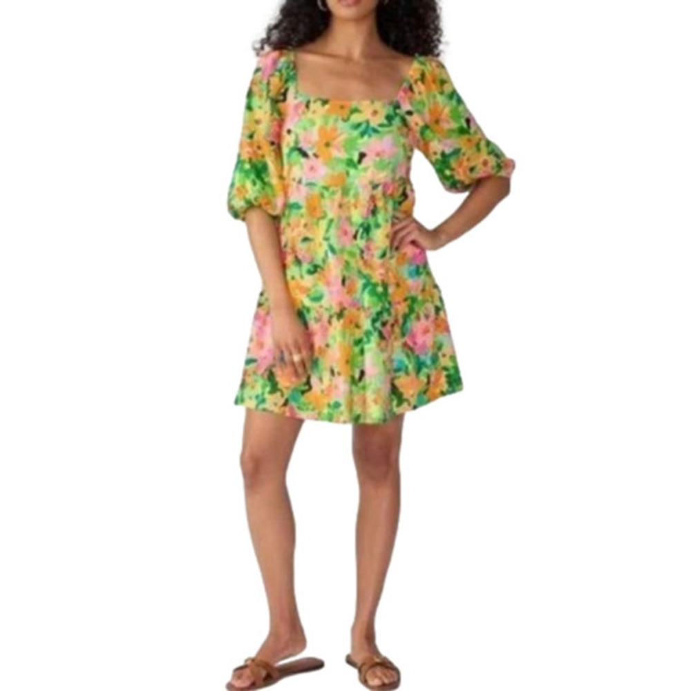 Anthropologie x Sanctuary‎ Women’s Weekender Tiered Square Neck Babydoll Dress M